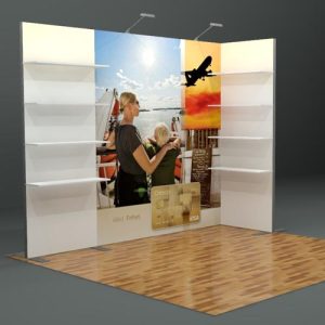 3D render of our AE-10B model with multiple shelves